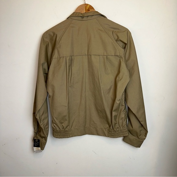 Vintage English Squire Bomber Racer Jacket Mens 36R Mechanic Work Khaki Dad USA - Picture 7 of 11